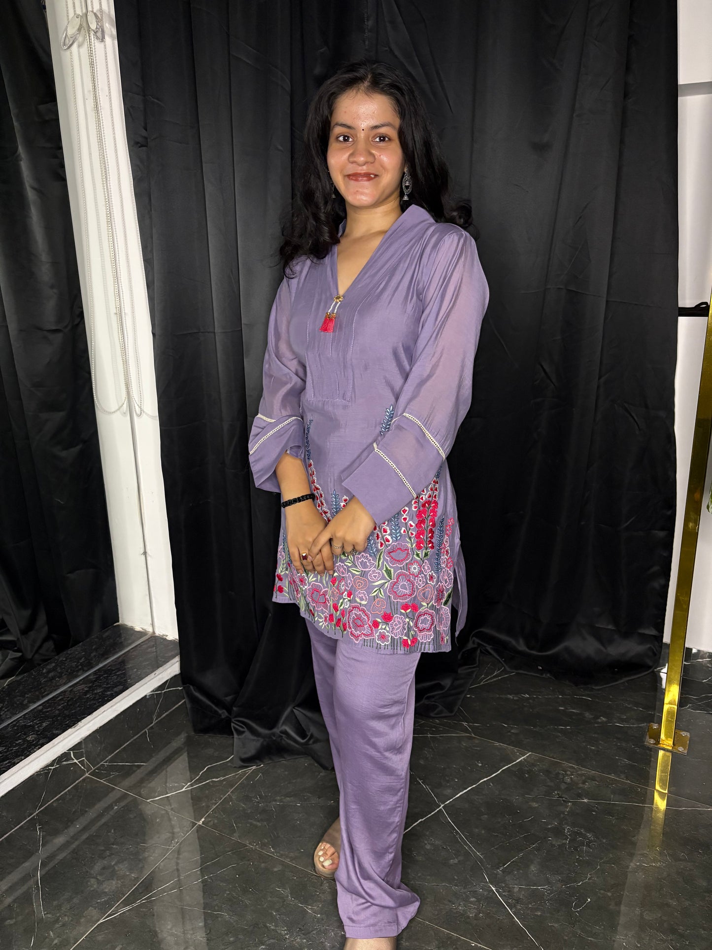 Aara Muslin Silk Co-Ord