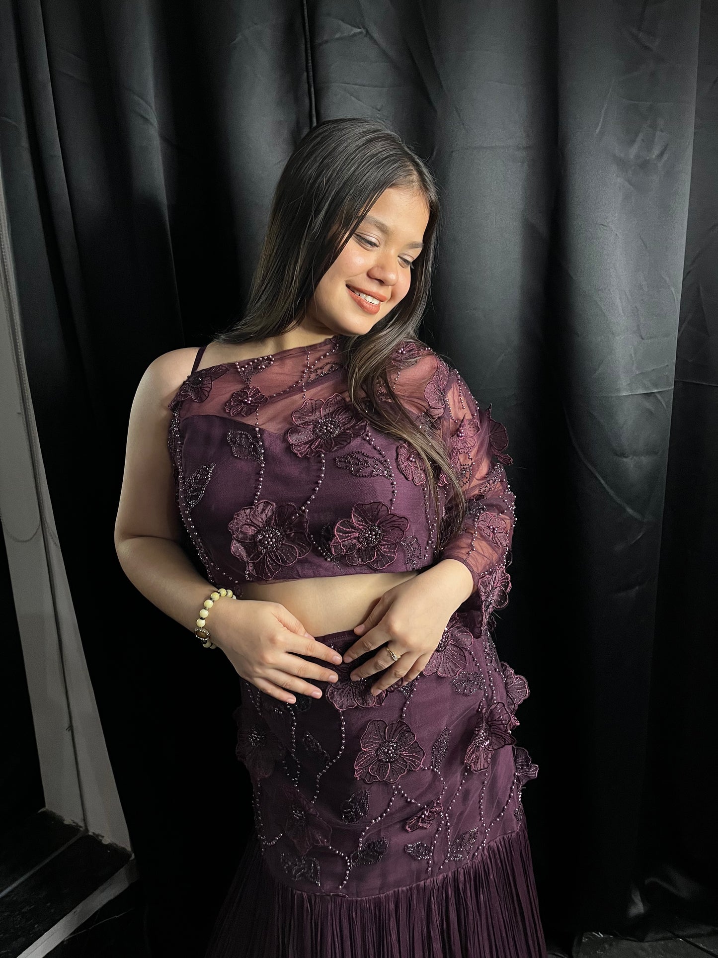 Moana fish cut lehenga