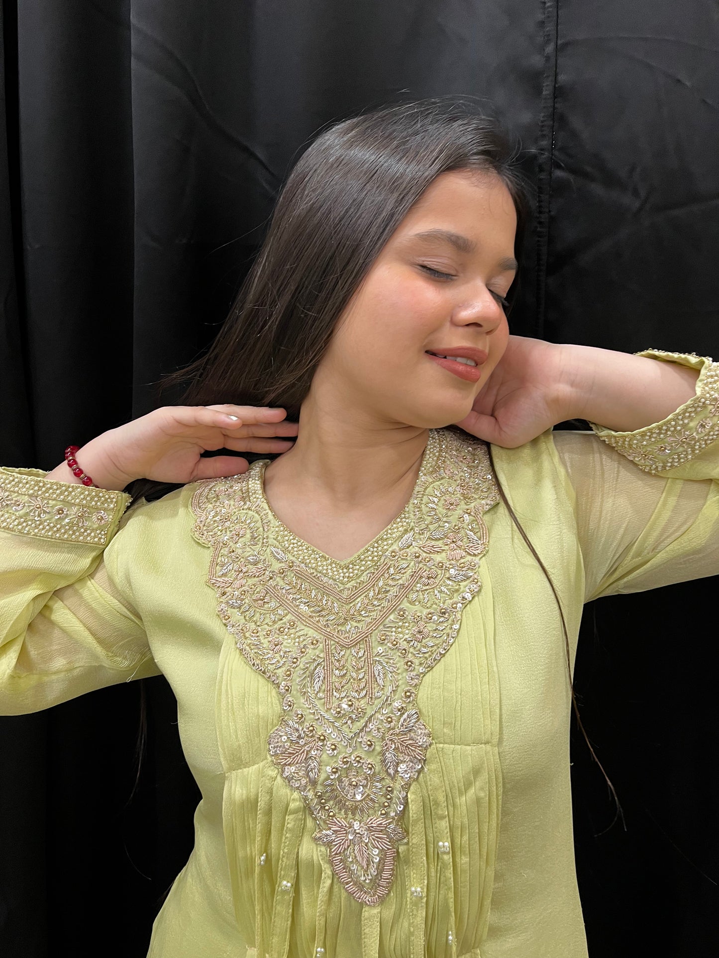 Aafreen Chinon Indo Western Set