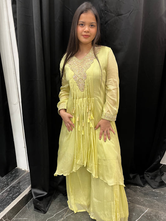 Aafreen Chinon Indo Western Set