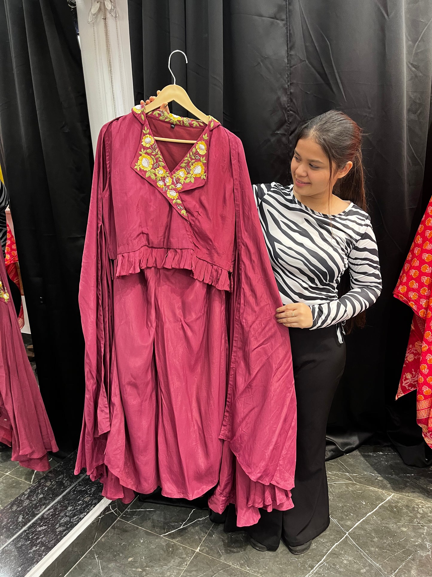 Leena indo western set