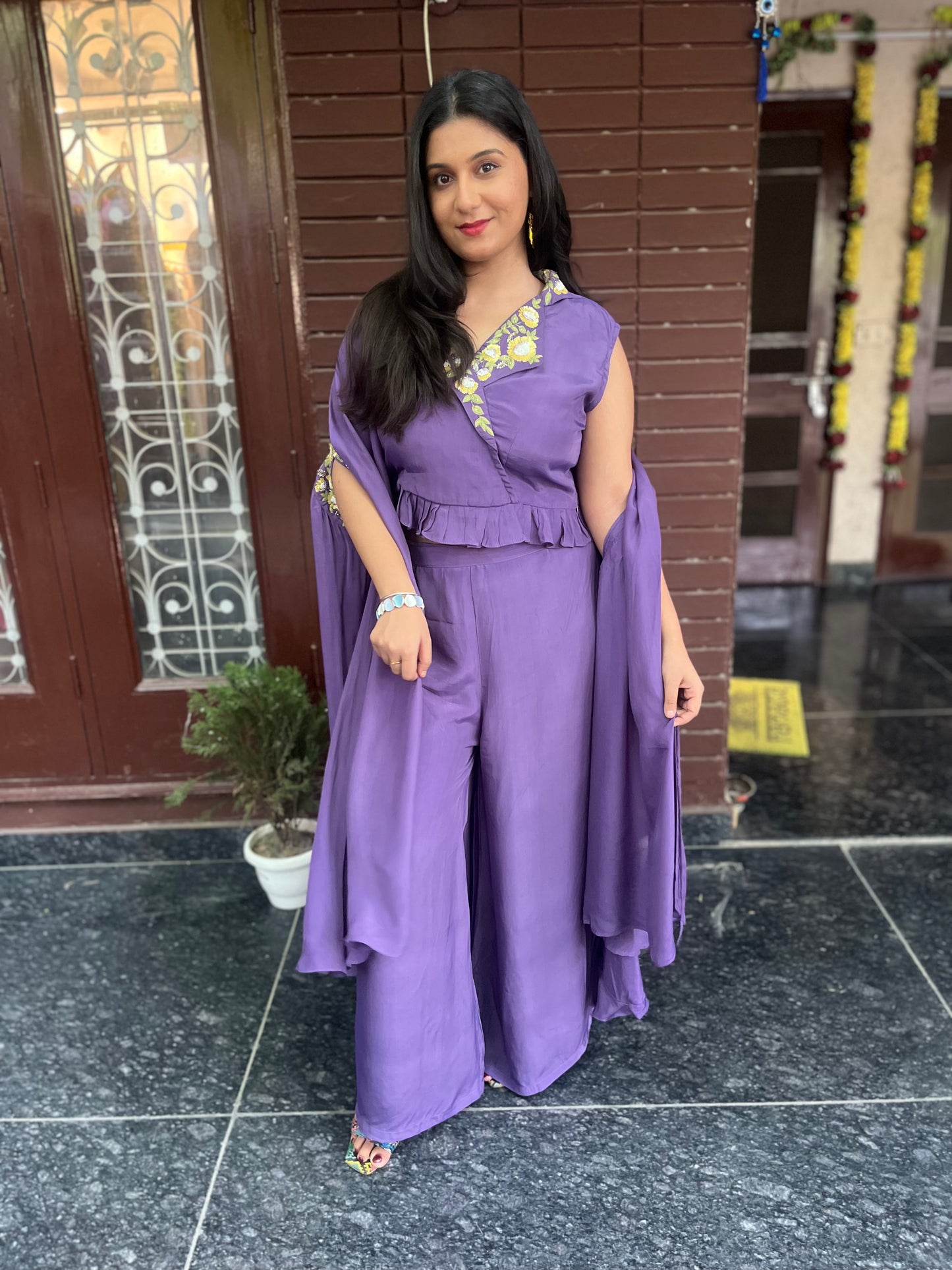 Leena indo western set