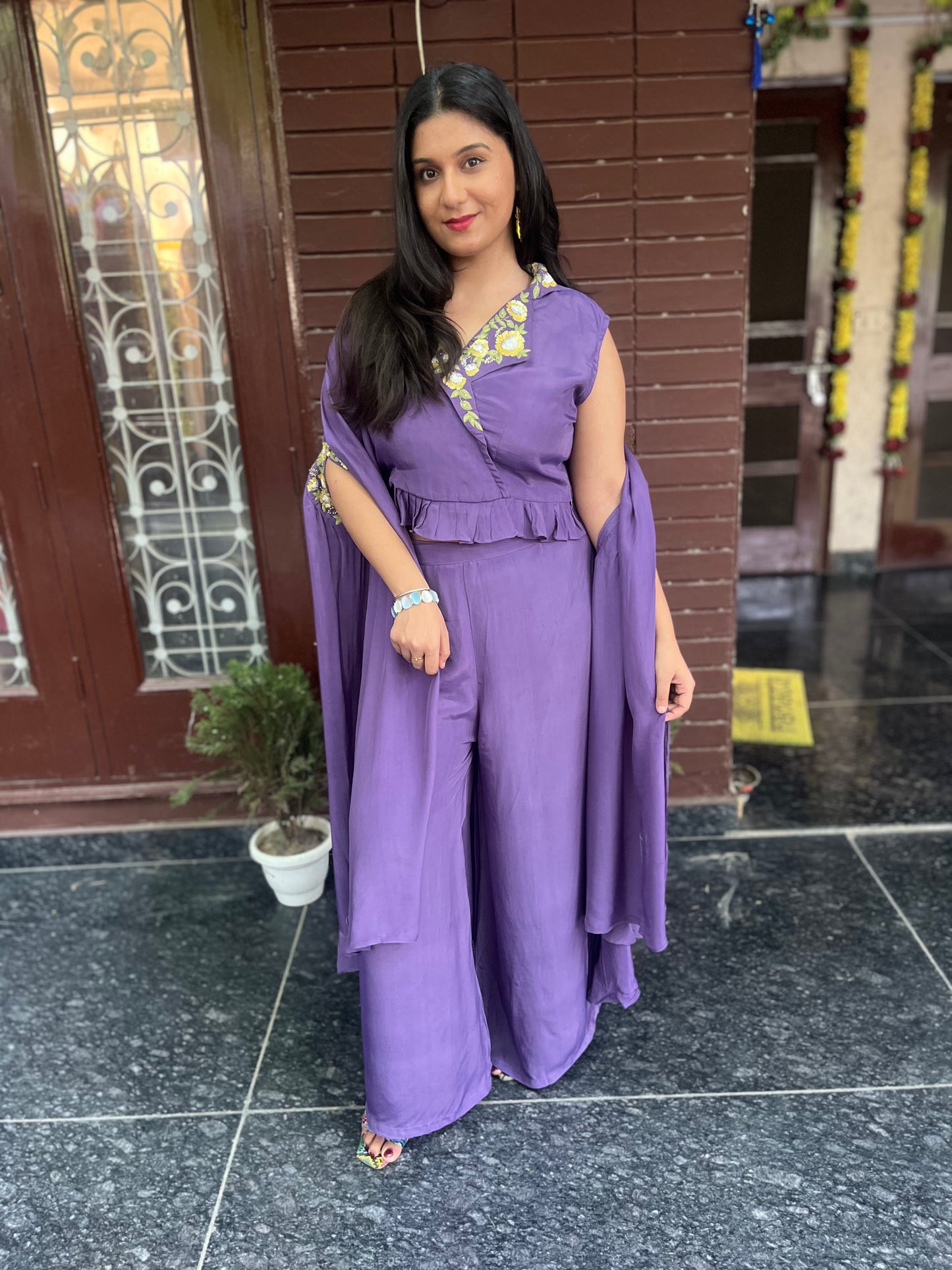 Leena indo western set