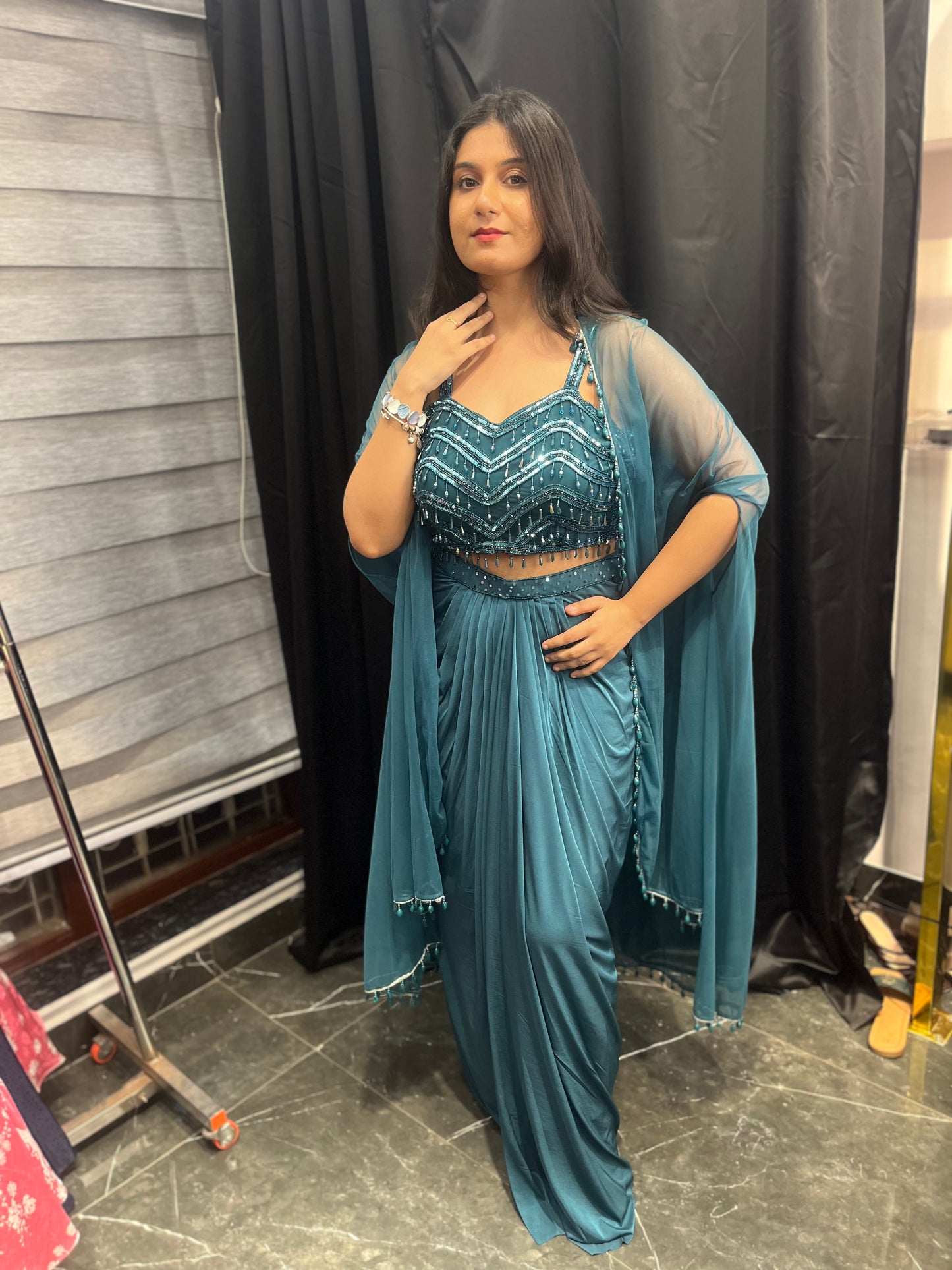 Crytalline drape set