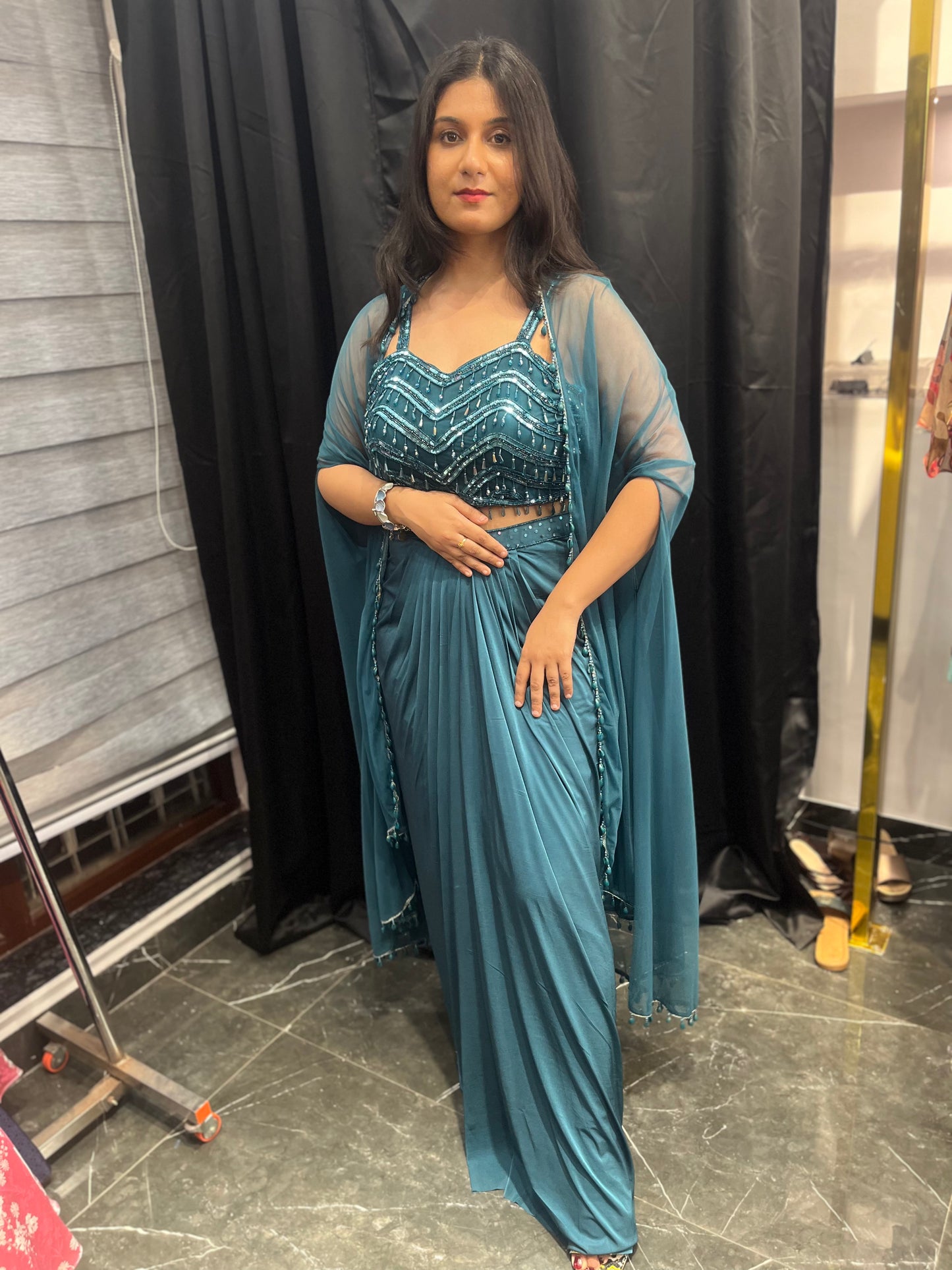 Crytalline drape set