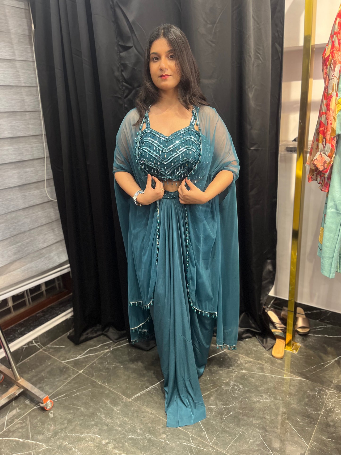 Crytalline drape set