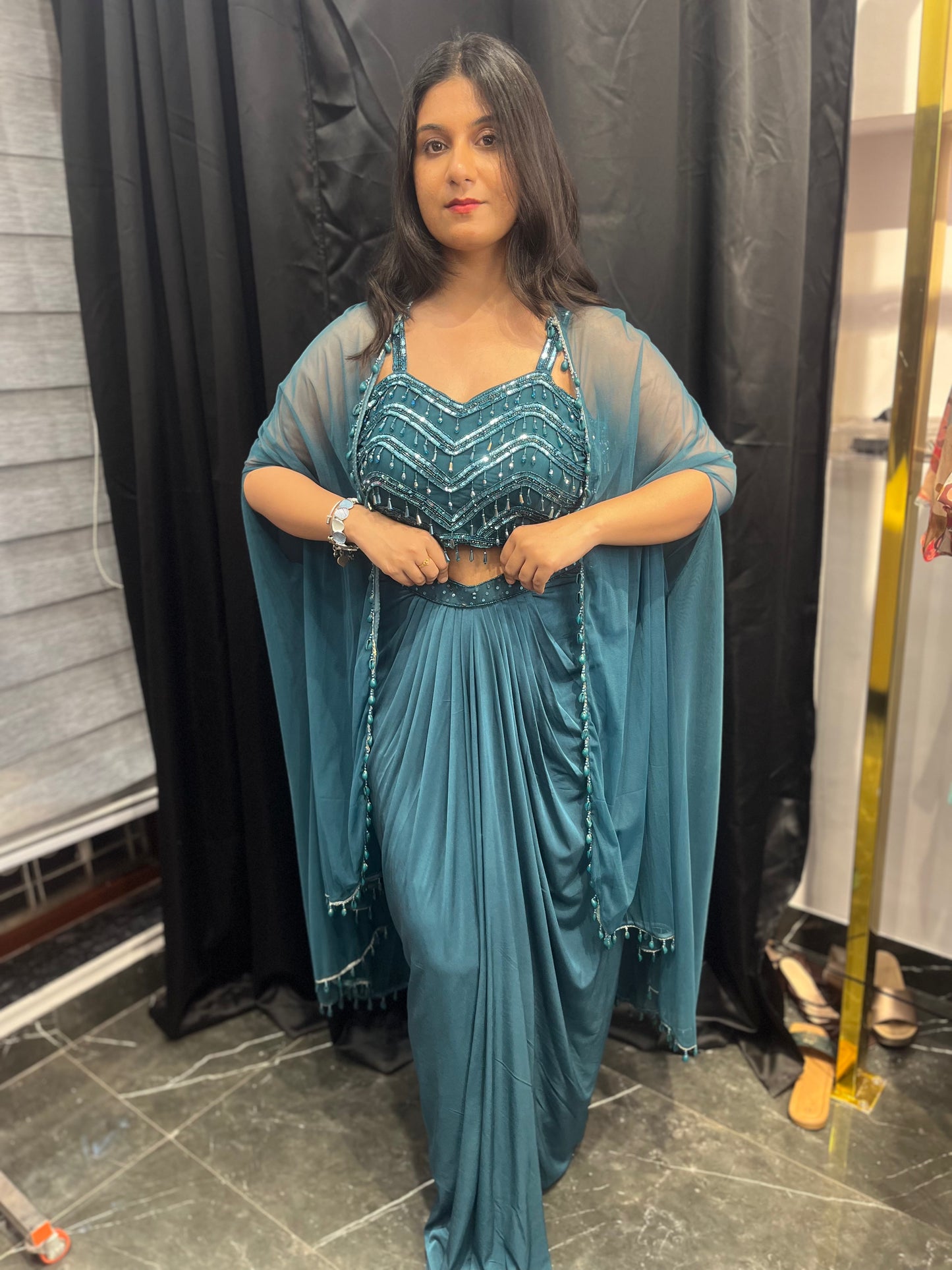 Crytalline drape set