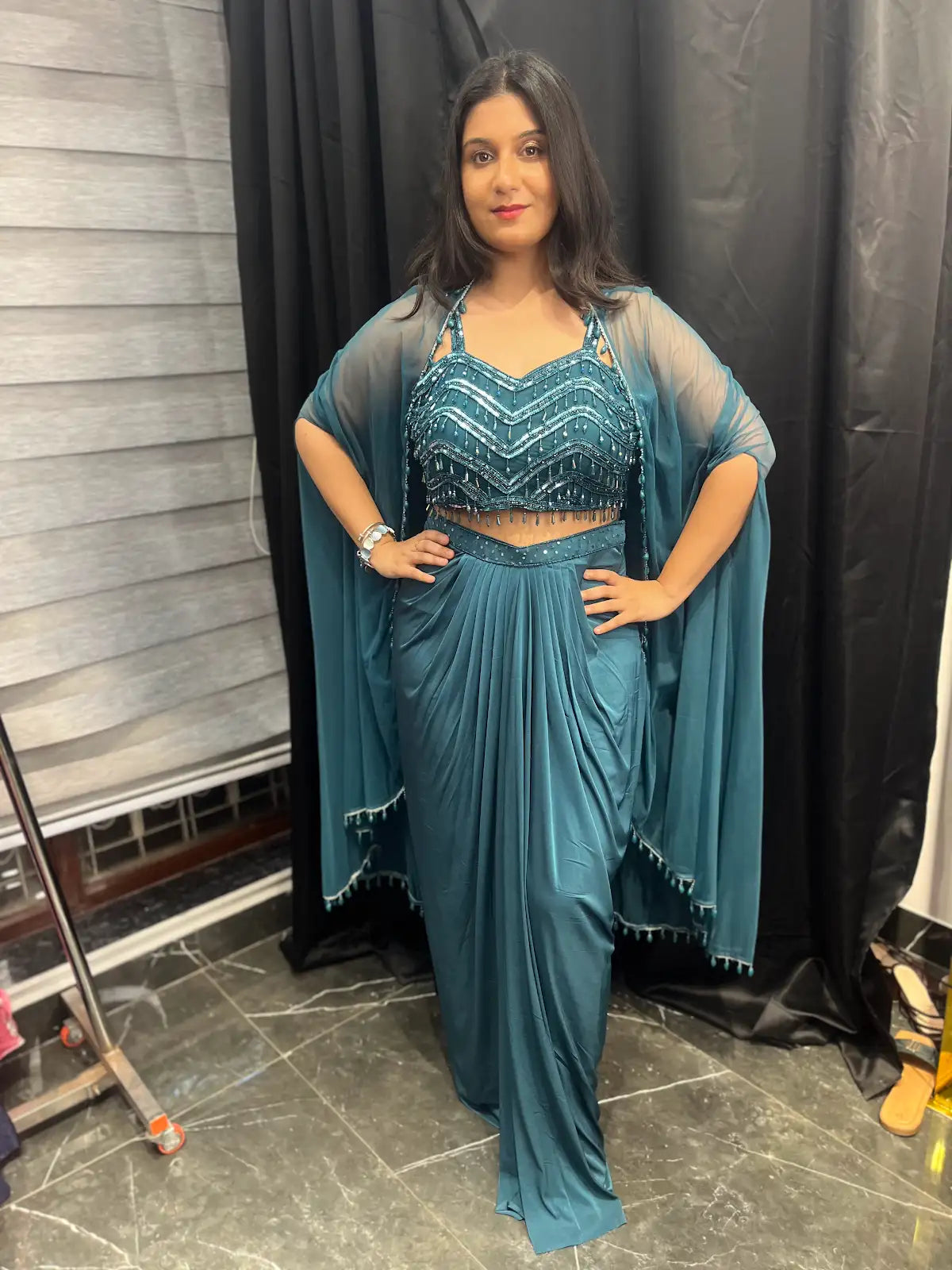 Crytalline drape set