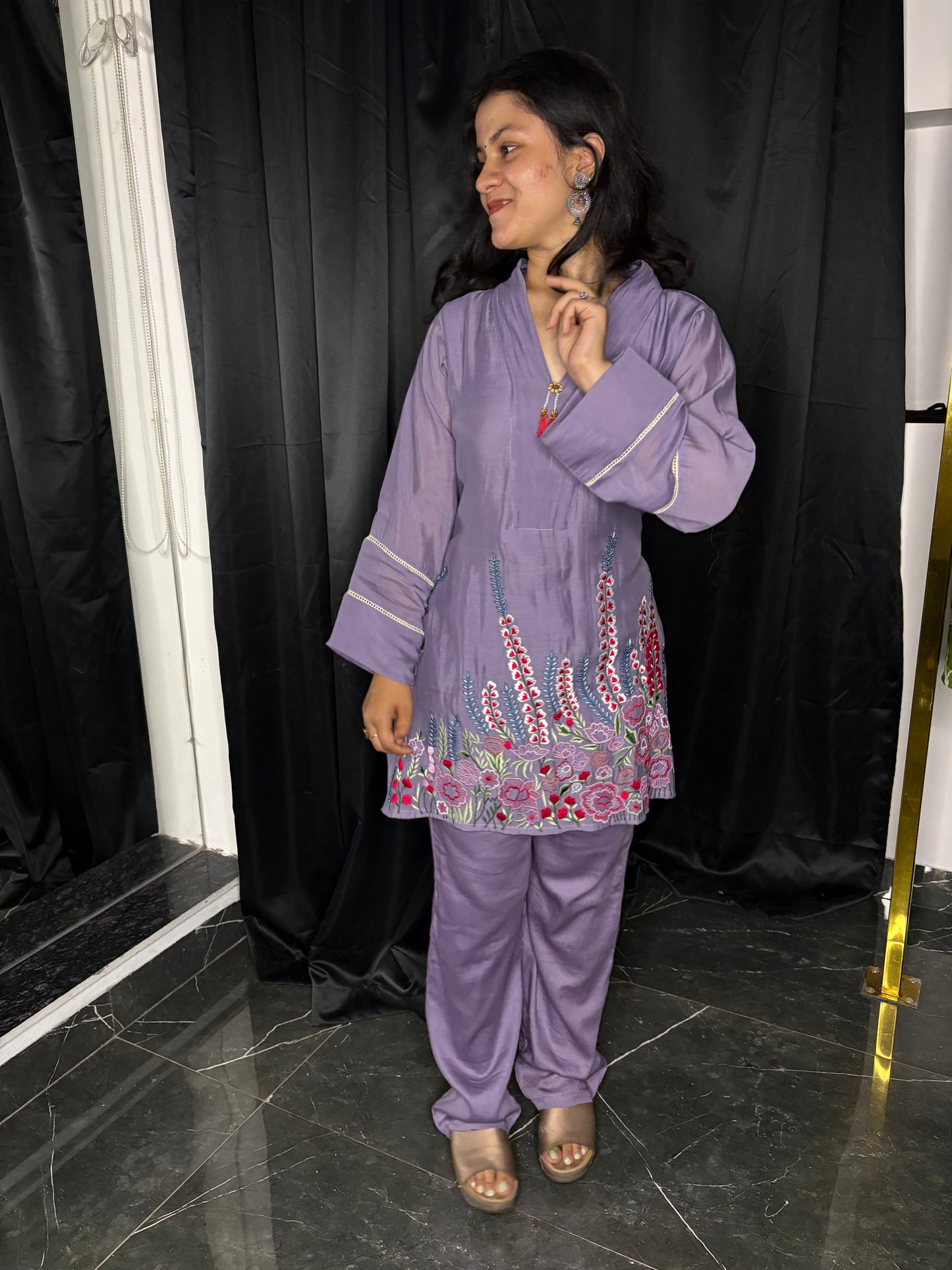 Aara Muslin Silk Co-Ord