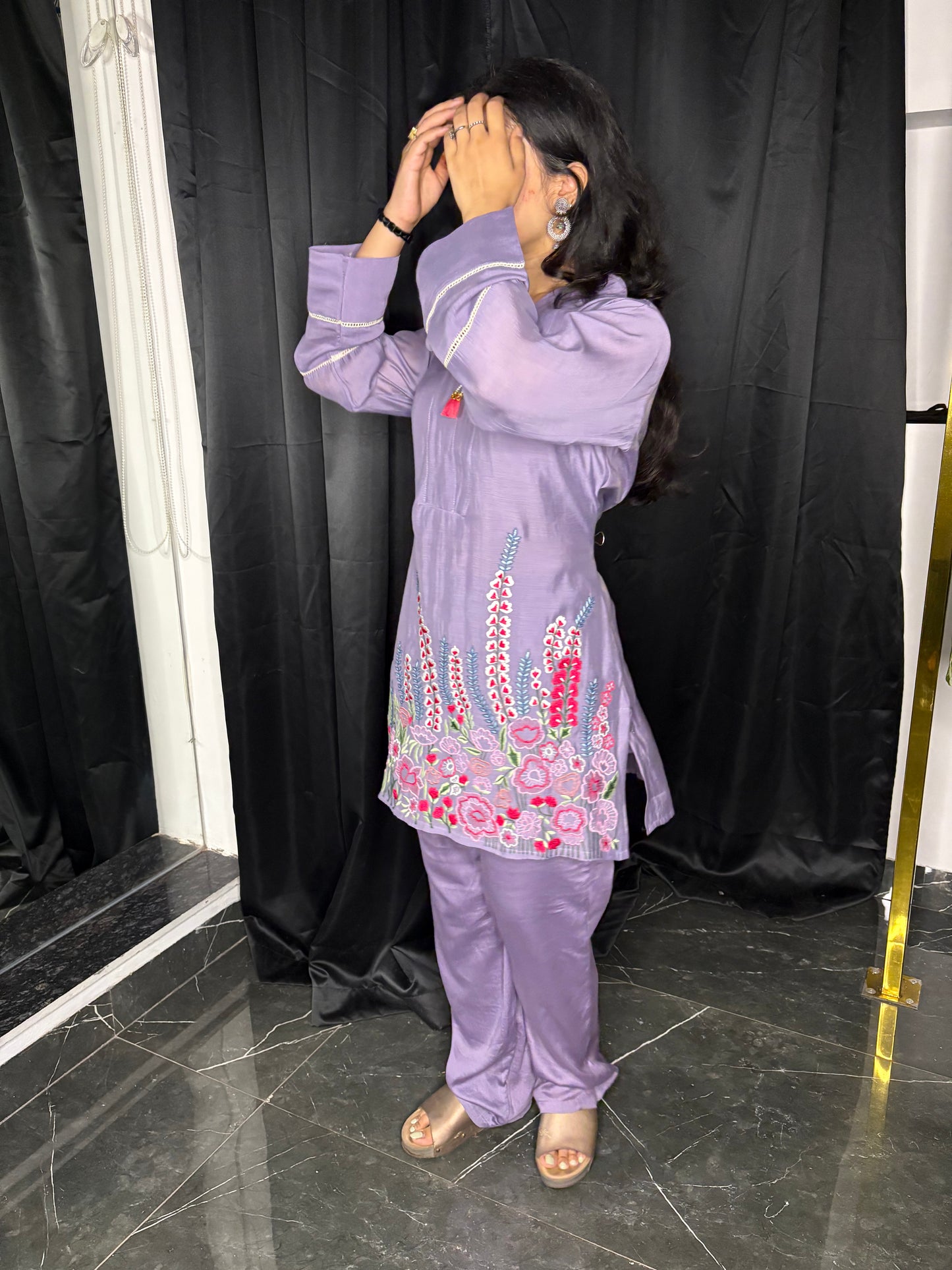 Aara Muslin Silk Co-Ord