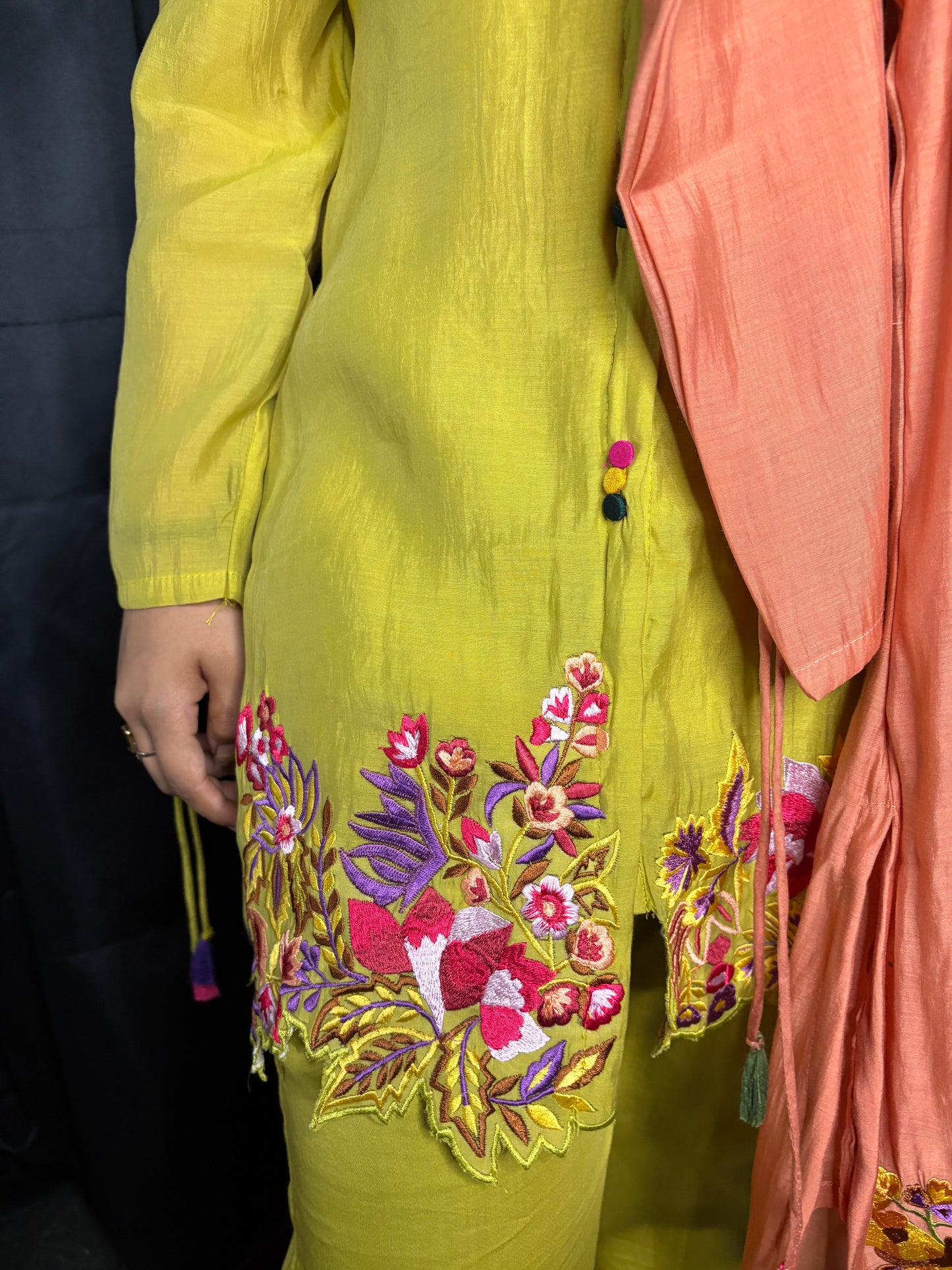 Amaira Muslin Silk Cord Set